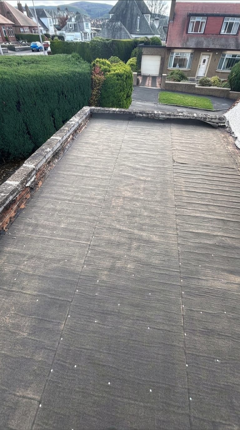 Felt flat roof, Edinburgh